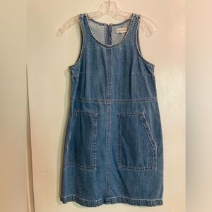 Madewell Denim Jumper Shift Dress